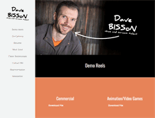Tablet Screenshot of davebisson.com